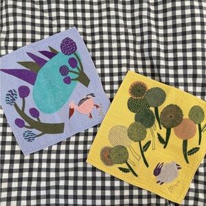 Colorful Embroidered Home Accent Napkins